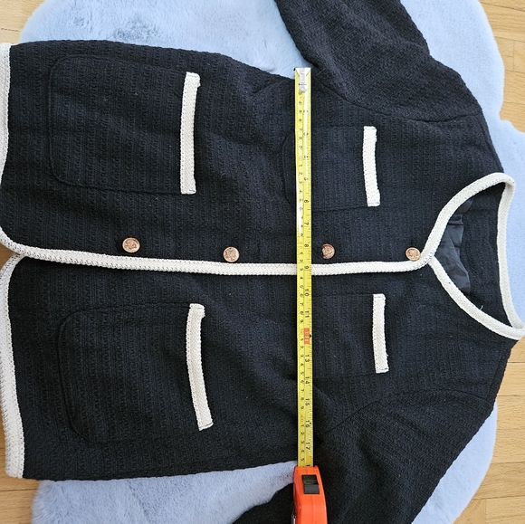 Tweed Jacket with Contrast Trim - Picture 3 of 3